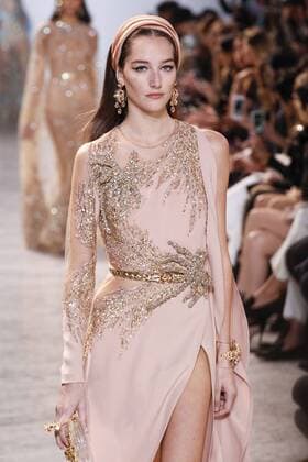215064 Marineau Starface 2017-01-25 Paris France Paris Fashion week. Defile Haute Couture Printemps ete 2017. Elie Saab. Paris Fashion week. Defile Haute Couture Spring Summer 2017. Maison Margiela Elie Saab , Couture, spring-summer 2017 Paris, France Editorial use only _sans_perso  Copyright: xMarineaux STAR_215064_021