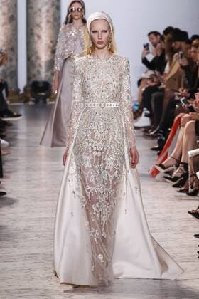 215064 Marineau Starface 2017-01-25 Paris France Paris Fashion week. Defile Haute Couture Printemps ete 2017. Elie Saab. Paris Fashion week. Defile Haute Couture Spring Summer 2017. Maison Margiela Elie Saab , Couture, spring-summer 2017 Paris, France Editorial use only _sans_perso  Copyright: xMarineaux STAR_215064_048