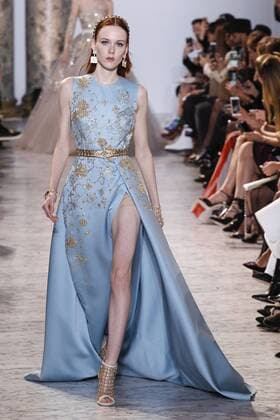 215064 Marineau Starface 2017-01-25 Paris France Paris Fashion week. Defile Haute Couture Printemps ete 2017. Elie Saab. Paris Fashion week. Defile Haute Couture Spring Summer 2017. Maison Margiela Elie Saab , Couture, spring-summer 2017 Paris, France Editorial use only _sans_perso  Copyright: xMarineaux STAR_215064_059