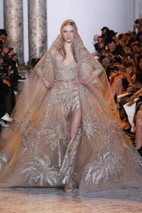 215064 Marineau Starface 2017-01-25 Paris France Paris Fashion week. Defile Haute Couture Printemps ete 2017. Elie Saab. Paris Fashion week. Defile Haute Couture Spring Summer 2017. Maison Margiela Elie Saab , Couture, spring-summer 2017 Paris, France Editorial use only _sans_perso  Copyright: xMarineaux STAR_215064_067