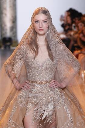 215064 Marineau Starface 2017-01-25 Paris France Paris Fashion week. Defile Haute Couture Printemps ete 2017. Elie Saab. Paris Fashion week. Defile Haute Couture Spring Summer 2017. Maison Margiela Elie Saab , Couture, spring-summer 2017 Paris, France Editorial use only _sans_perso  Copyright: xMarineaux STAR_215064_068