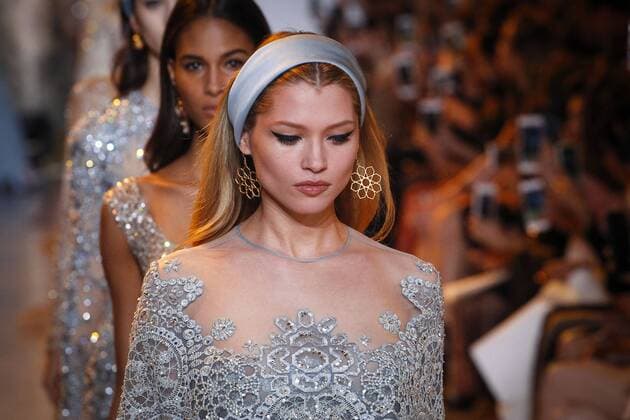 215064 Marineau Starface 2017-01-25 Paris France Paris Fashion week. Defile Haute Couture Printemps ete 2017. Elie Saab. Paris Fashion week. Defile Haute Couture Spring Summer 2017. Maison Margiela Elie Saab , Couture, spring-summer 2017 Paris, France Editorial use only _sans_perso  Copyright: xMarineaux STAR_215064_073