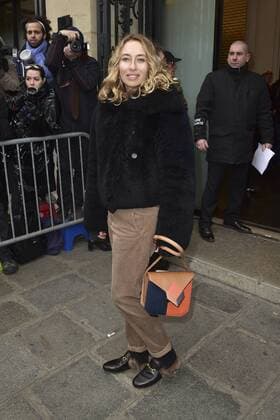 Alexandra Golovanoff CELEBRITES : Ankunft Modenschau - JP Gaultier - Paris - 25 01 2017 JBAutissier Panoramic 