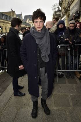 Louka Meliava CELEBRITES : Ankunft Modenschau - JP Gaultier - Paris - 25 01 2017 JBAutissier Panoramic 