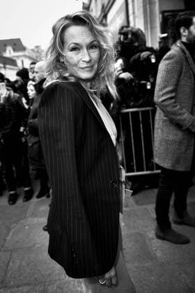 Estelle Lefebure CELEBRITES : Ankunft Modenschau - JP Gaultier - Paris - 25 01 2017 JBAutissier Panoramic 