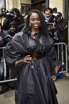 Aissa Maiga CELEBRITES : Ankunft Modenschau - JP Gaultier - Paris - 25 01 2017 JBAutissier Panoramic 