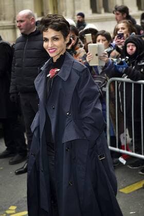 Farida Khelfa CELEBRITES : Ankunft Modenschau - JP Gaultier - Paris - 25 01 2017 JBAutissier Panoramic 