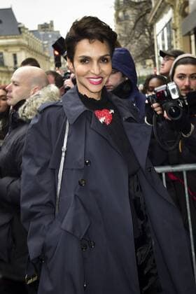 Farida Khelfa CELEBRITES : Ankunft Modenschau - JP Gaultier - Paris - 25 01 2017 JBAutissier Panoramic 