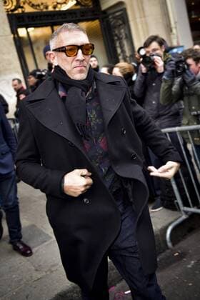 Vincent Cassel CELEBRITES : Ankunft Modenschau - JP Gaultier - Paris - 25 01 2017 JBAutissier Panoramic 