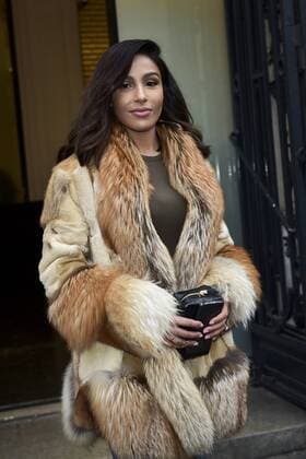 Majda Sakho CELEBRITES : Ankunft Modenschau - JP Gaultier - Paris - 25 01 2017 JBAutissier Panoramic 