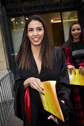 Chloe Mortaud CELEBRITES : Ankunft Modenschau - JP Gaultier - Paris - 25 01 2017 JBAutissier Panoramic 