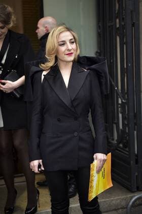 Marilou Berry CELEBRITES : Ankunft Modenschau - JP Gaultier - Paris - 25 01 2017 JBAutissier Panoramic 