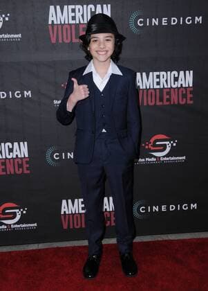 January 25, 2017 - Hollywood, CA, United States - 25 January 2017 - Hollywood, California - Hunter Payton. American Violence Los Angeles Premiere held at The Egyptian Theater. Photo Credit: AdMedia Hollywood United States - ZUMAa123 20170125_zaa_a123_126 Copyright: xBirdiexThompsonx