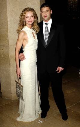 Feb. 25, 2006 - Hollywood, California, U.S. - K47083MG.Actress Joan Allen and Josh Stolz pose for photographers, during the 8th Annual Costume Designers Guild Awards, held at the Beverly Hilton Hotel, on February 25, 2006, in Beverly Hills, California... 2006 - ZUMAmg2_ 20060225_gaf_mg2_026 Copyright: xMichaelxGermanax