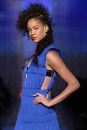 215071 Marineau Starface 2017-01-25 Paris France Paris Fashion week. Defile Haute Couture Printemps ete 2017. Jean Paul Gaultier. Paris Fashion week. Defile Haute Couture Spring Summer 2017. Jean Paul Gaultier. Jean Paul Gaultier , Couture, spring-summer 2017 Paris, France Editorial use only _sans_perso  Copyright: xMarineaux STAR_215071_050