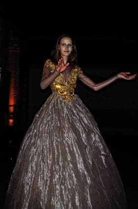 France: Guo Pei show Haute Couture SS 2017 Guo Pei backstage, Paris Fashion week SS 2017 Haute Couture  GaetanoxxPiazzolla
