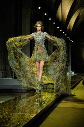 France: Guo Pei show Haute Couture SS 2017 Guo Pei runway, Paris Fashion week SS 2017 Haute Couture  GaetanoxxPiazzolla