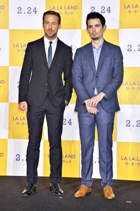 Ryan Gosling und Damien Chazelle bei der Premiere des Kinofilms La La Land im Roppongi Hills Center. Tokio, 26.01.2017 Foto:xK.xNarax xFuturexImage