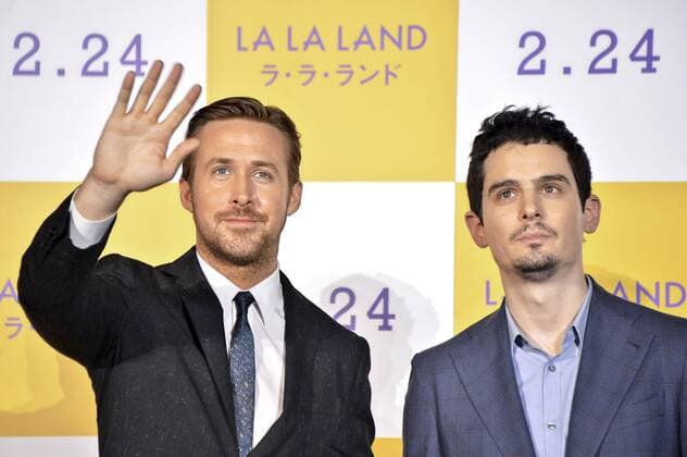 Ryan Gosling und Damien Chazelle bei der Premiere des Kinofilms La La Land im Roppongi Hills Center. Tokio, 26.01.2017 Foto:xK.xNarax xFuturexImage