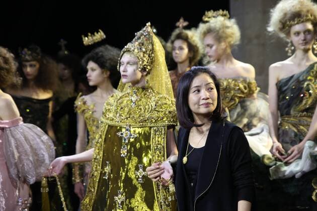 Haute Couture Guo Pei MODE : Fashion Week - Guo Pei- 25 01 2017 StephaneChemin Panoramic 