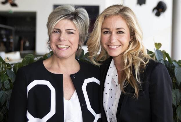 26-01-2017 Utrecht Princess Laurentien with Wendy van Dijk during the presentation of the 3rd Taalheldenprijs in TivoloVredenburg Utrecht. The award, language hero, is a personal award for people who prevent and reduce illiteracy.  Copyright: ppex
