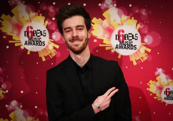 Alex Germys arrives for the second edition of the D6bels music awards for artists of Federation Wallonie-Bruxelles, Thursday 26 January 2017.  VIRGINIExLEFOUR 05033968