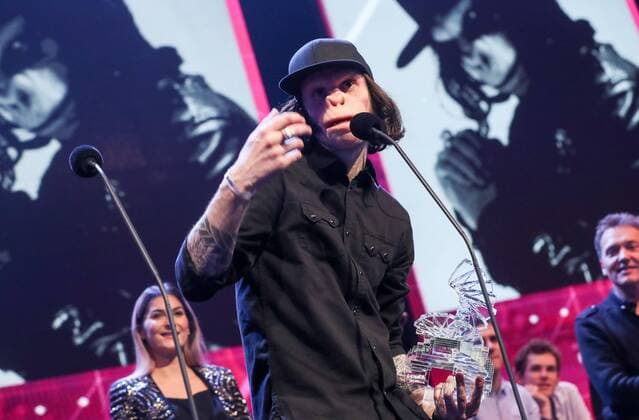 Kid Noize pictured during the second edition of the D6bels music awards for artists of Federation Wallonie-Bruxelles, Thursday 26 January 2017.  VIRGINIExLEFOUR 05034156