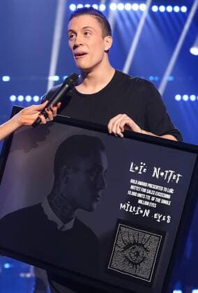 Loic Nottet pictured during the second edition of the D6bels music awards for artists of Federation Wallonie-Bruxelles, Thursday 26 January 2017.  VIRGINIExLEFOUR 05034148