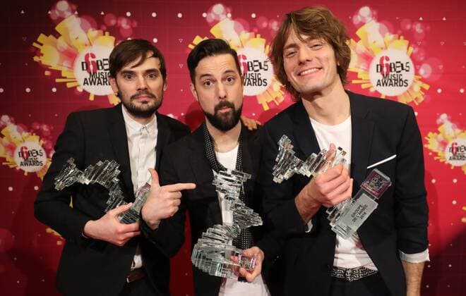 Puggy pictured after the second edition of the D6bels music awards for artists of Federation Wallonie-Bruxelles, Thursday 26 January 2017.  VIRGINIExLEFOUR 05034171