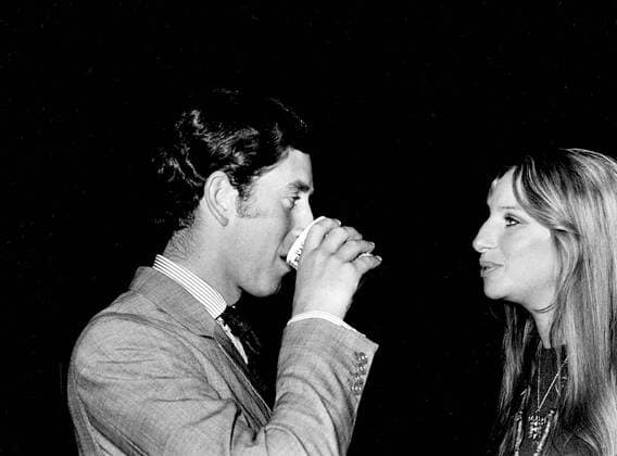 May 12, 2006 - BARBARA STREISAND WITH PRINCE CHARLES 03-04-1974. SYLVIA NORRIS- - ZUMAg49_ 20060512_gaf_g49_223 Copyright: xSylviaxNorrisx