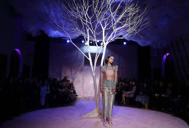 AltaRoma Fashion Week - Gattinoni Modenschau in Rom Jan 27, 2017 - Rome, Italy - Gattinoni Spr Sum 2017 at Altaroma fashion week in Roma. Rome Italy - ZUMAi15_ 20170127_zaf_i15_016 Copyright: xEvandroxInettix