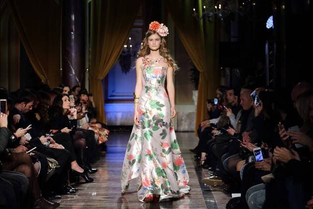 Bilder des Tages AltaRoma Fashion Week - Giada Curti Modenschau in Rom Jan 27, 2017 - Rome, Italy - Giada Curti Spr Sum 2017 at Altaroma fashion week in Roma. Rome Italy - ZUMAi15_ 20170127_zaf_i15_032 Copyright: xEvandroxInettix