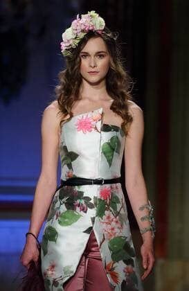 AltaRoma Fashion Week - Giada Curti Modenschau in Rom Jan 27, 2017 - Rome, Italy - Giada Curti Spr Sum 2017 at Altaroma fashion week in Roma. Rome Italy - ZUMAi15_ 20170127_zaf_i15_034 Copyright: xEvandroxInettix
