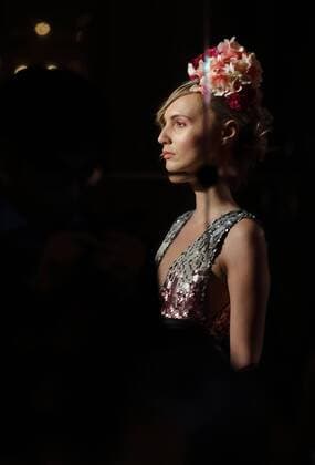 AltaRoma Fashion Week - Giada Curti Modenschau in Rom Jan 27, 2017 - Rome, Italy - Giada Curti Spr Sum 2017 at Altaroma fashion week in Roma. Rome Italy - ZUMAi15_ 20170127_zaf_i15_035 Copyright: xEvandroxInettix