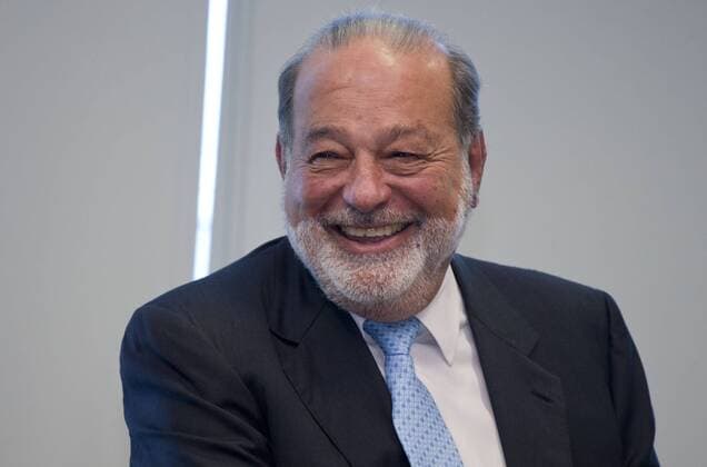January 27, 2017 - Mexico City, Mexico, MEXICO - Mexican business magnate Carlos Slim called for national unity in the face of U.S. President Donald Trump s hostility, and said Mexico should have a measured response, without getting angry but without surrendering. during a press conference in Mexico City, Mexico, Friday Jan. 27, 2017. ANTONIO NAVA PI Mexico City MEXICO - ZUMAp124 20170127_zaa_p124_009 Copyright: xAntonioxNavax
