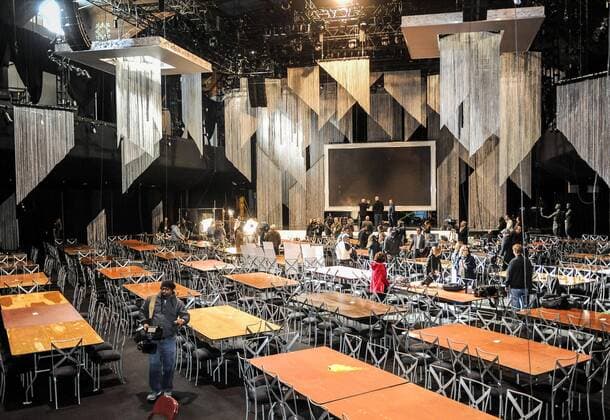 Bilder des Tages (170127) -- LOS ANGELES, Jan. 27, 2017 -- Workers prepare for the 23rd Annual Screen Actors Guild Awards ceremony in Los Angeles, the United States on Jan. 27, 2017. The 23rd annual Screen Actors Guild Awards ceremony will be held on Jan. 29, 2017. ) U.S.-LOS ANGELES-SAG AWARDS-PREPARATION ZhangxChaoqun 