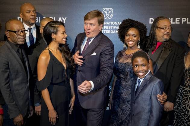 27-01-2017 Rotterdam King Willem-Alexander during the world premiere of Double Play at the International Film Festival Rotterdam ( IFFR) at the Oude Luxor theater in Rotterdam.  Copyright: PPEx