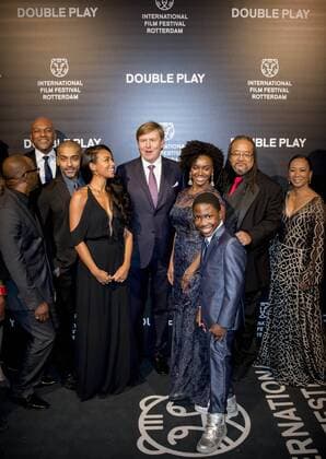 27-01-2017 Rotterdam King Willem-Alexander during the world premiere of Double Play at the International Film Festival Rotterdam ( IFFR) at the Oude Luxor theater in Rotterdam.  Copyright: PPEx