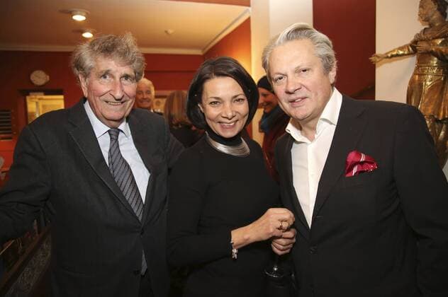 Günter Rhomberg, Sandra Cervik und Herbert Föttinger bei der Premieren-Party des Theaterstücks Harold und Maude sowie der Geburtstagsfeier zum 90. Geburtstag von Erni Mangold im Hotel Regina.Wien, 26.01.2017 Foto:xF.xJ.xMorgenbesserx xFuturexImage