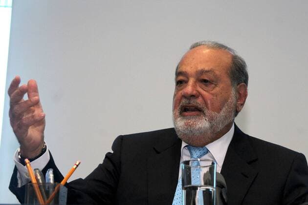 January 27, 2017 - Mexico - EUM20170127NAC12.JPG.CIUDAD DE MEXICO PoliticsPolitica-Carlos Slim.- El presidente del Grupo Carso, Carlos Slim, en conferencia de prensa para hablar del presidente de Estados Unidos, Donald Trump, y la situacion de Mexico en la renegociacion del TLCAN, 27 de enero de 2017.  - ZUMAu78_ 20170127_zaf_u78_060 Copyright: xElxUniversalx