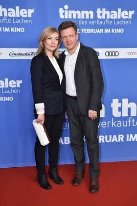 Nadja Uhl und Justus von Dohnanyi bei der Timm Thaler oder das verkaufte Lachen Film Premiere am 29.01.2017 in Berlin Timm Thaler oder das verkaufte Lachen Film Premiere in Berlin, 2017 
