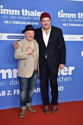 Charly Hübner und Axel Prahl bei der Timm Thaler oder das verkaufte Lachen Film Premiere am 29.01.2017 in Berlin Timm Thaler oder das verkaufte Lachen Film Premiere in Berlin, 2017 