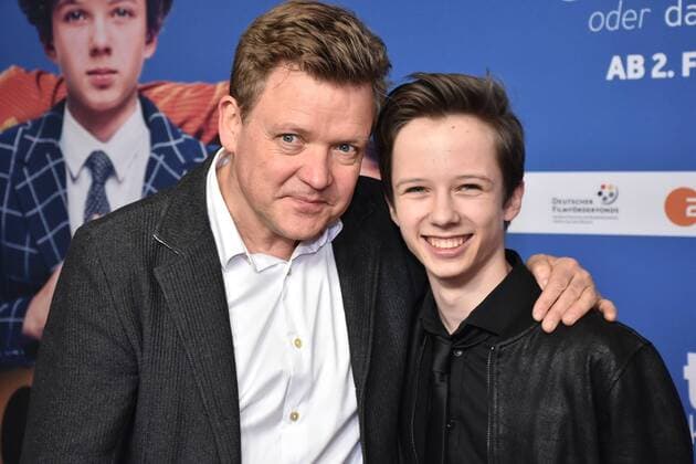 Justus von Dohnanyi und Arved Friese bei der Timm Thaler oder das verkaufte Lachen Film Premiere am 29.01.2017 in Berlin Timm Thaler oder das verkaufte Lachen Film Premiere in Berlin, 2017 