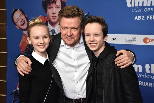 Jule Hermann, Justus von Dohnanyi und Arved Friese bei der Timm Thaler oder das verkaufte Lachen Film Premiere am 29.01.2017 in Berlin Timm Thaler oder das verkaufte Lachen Film Premiere in Berlin, 2017 