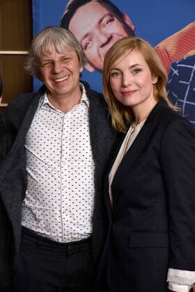Andreas Dresen und Nadja Uhl bei der Timm Thaler oder das verkaufte Lachen Film Premiere am 29.01.2017 in Berlin Timm Thaler oder das verkaufte Lachen Film Premiere in Berlin, 2017 