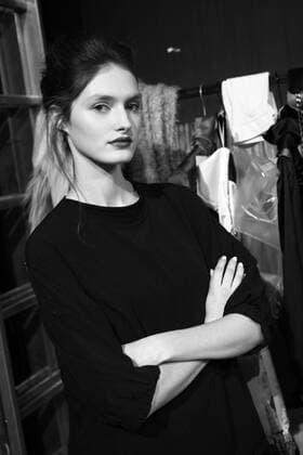 Fashion Week AltaRoma in Rom - Fotostory schwarz-weiß Jan 29, 2017 - Rome, Italy - Rome Fashion Week by AltaRoma AltaModa, last day with people, bloggers, guest, model, backstage and catwalk. Rome Italy - ZUMAi15_ 20170129_zaf_i15_014 Copyright: xEvandroxInettix