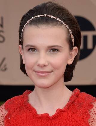 Actress Millie Bobby Brown arrives for the the 23rd annual SAG Awards held at the Shrine Auditorium in Los Angeles on January 29, 2017. The Screen Actors Guild Awards will be broadcast live on TNT and TBS.  LAP20170129036 JIMxRUYMEN