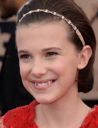 Actress Millie Bobby Brown arrives for the the 23rd annual SAG Awards held at the Shrine Auditorium in Los Angeles on January 29, 2017. The Screen Actors Guild Awards will be broadcast live on TNT and TBS.  LAP20170129039 JIMxRUYMEN