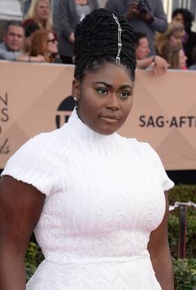 Actress Danielle Brooks arrives for the the 23rd annual SAG Awards held at the Shrine Auditorium in Los Angeles on January 29, 2017. The Screen Actors Guild Awards will be broadcast live on TNT and TBS.  LAP20170129089 JIMxRUYMEN