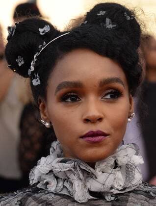 Musician Janelle Monae arrives for the the 23rd annual SAG Awards held at the Shrine Auditorium in Los Angeles on January 29, 2017. The Screen Actors Guild Awards will be broadcast live on TNT and TBS.  LAP20170129151 JIMxRUYMEN
